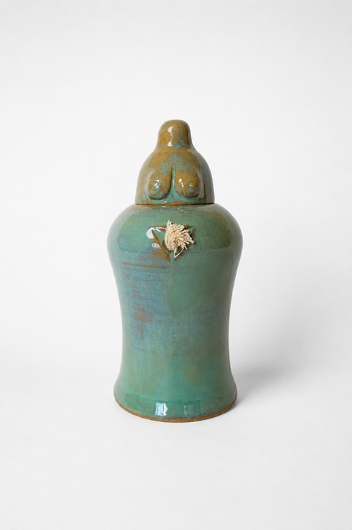 Diosa Manantial · Lámpara de aceite artesanal