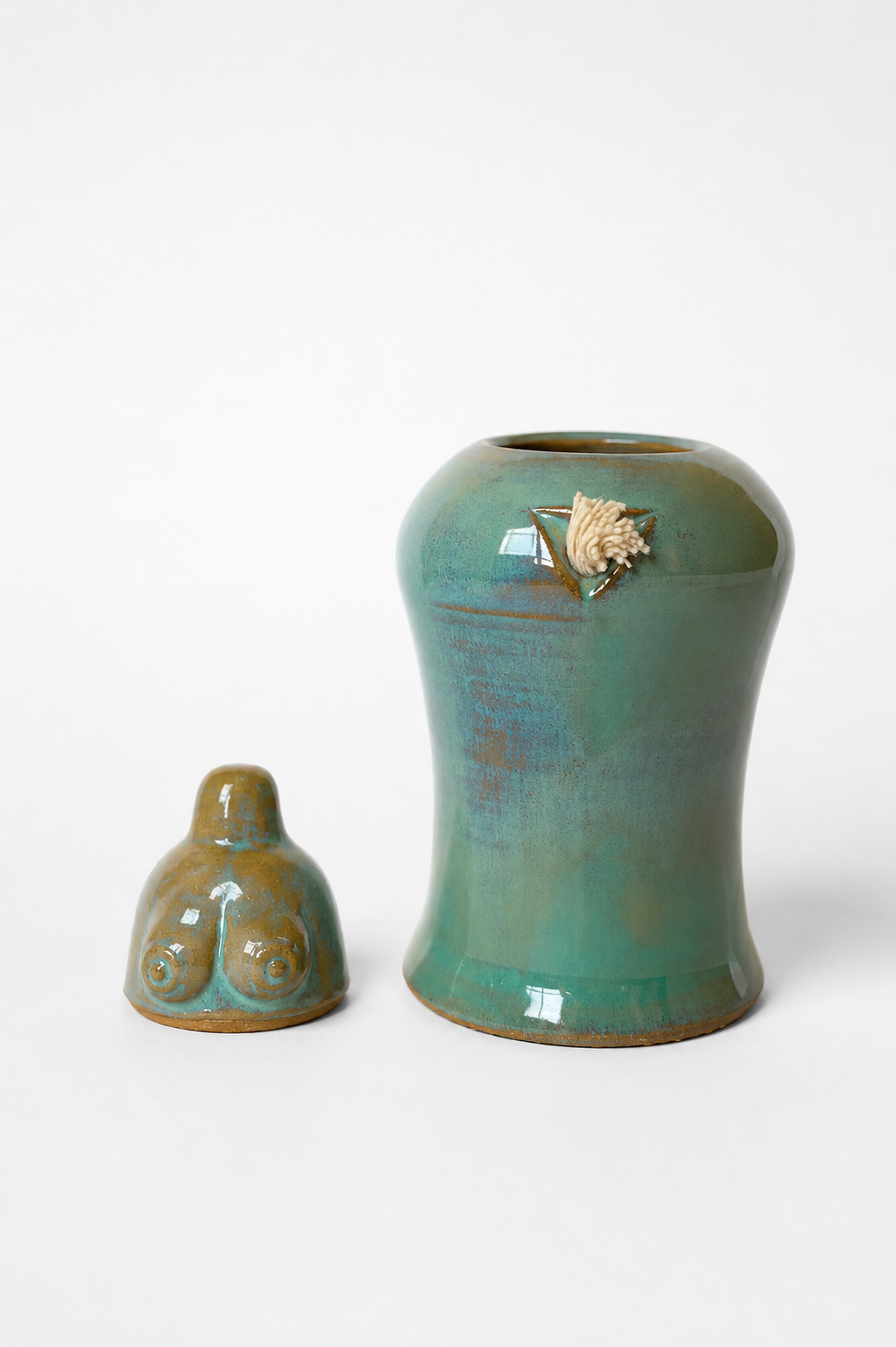 Diosa Manantial · Lámpara de aceite artesanal