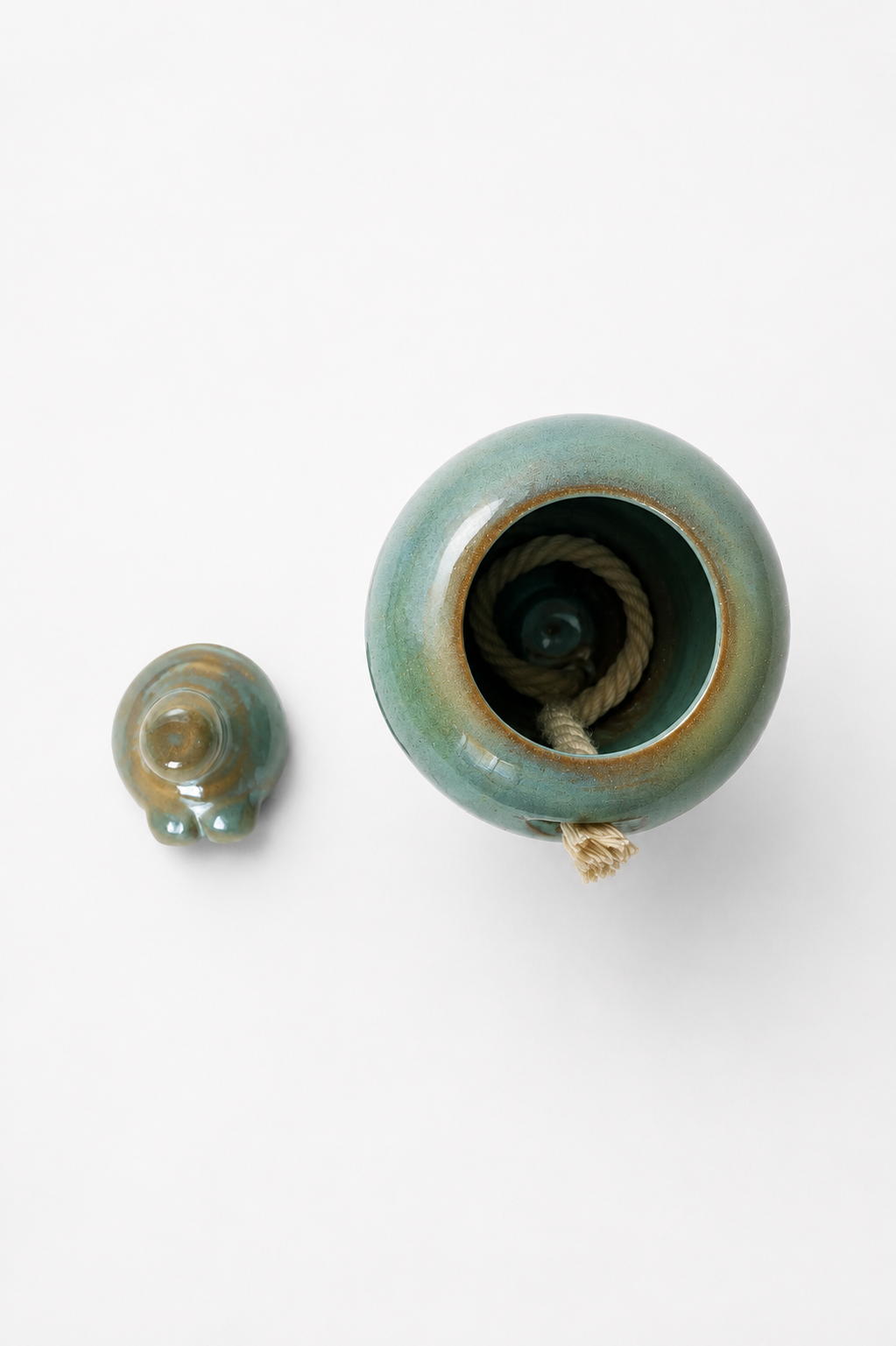 Diosa Manantial · Lámpara de aceite artesanal