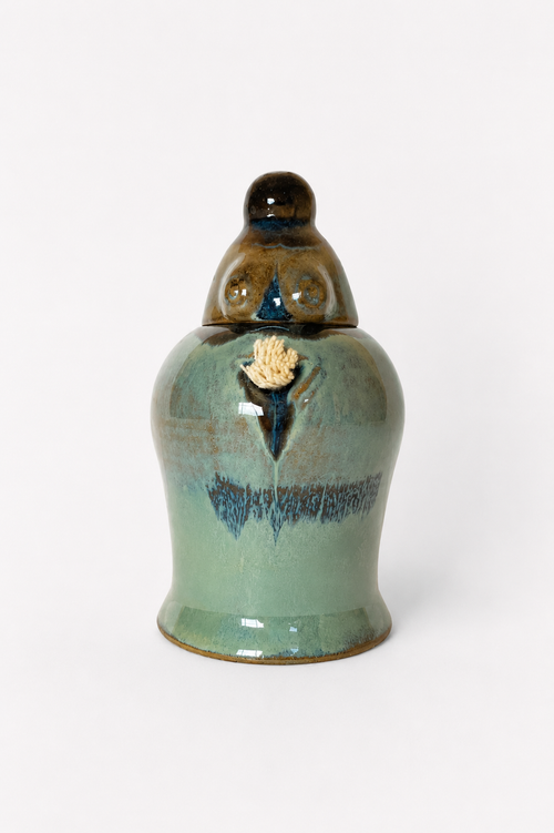 Diosa Mar · Lámpara de aceite artesanal